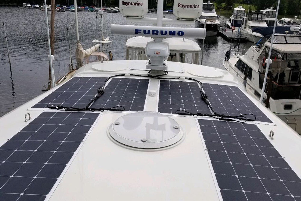 Bright Solar Powers UK Yacht Power Generation Project