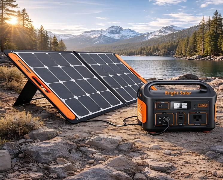 120W Portable Solar Power System